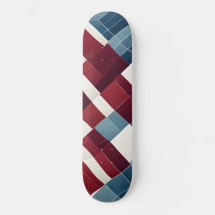 Maroon en blauwe achtergrond met texturen skateboard