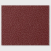 Maroon en Roze stippen Wrapping papier Roll (Vlak)