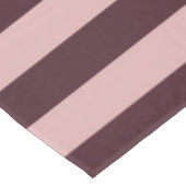 Maroon- en roze strepen tafelkleed (Gekanteld)