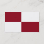 Maroon et Carte de visite blanc ajustables (Dos)