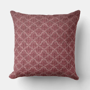 Maroon et Mauve Coussin victorien