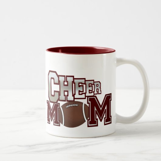 Maroon Football Cheval Maman Mug (Droit)