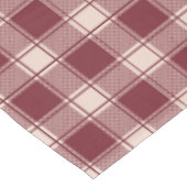 Maroon Gingham Herfst Autumn Tafelkleed (Gekanteld)