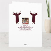 Maroon Gold, carte de diplôme d'études secondaires (Dos)