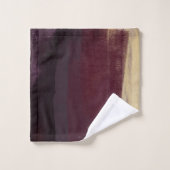 Maroon Gold Moderne Abstrait (Gant de toilette)