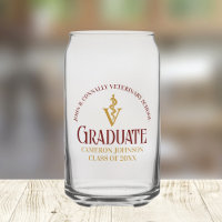 Maroon Gold Vétérinaire École Diplôme Personnalisé