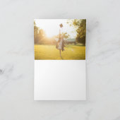 Maroon Graduation Cap and Cowboy Boot Bedankkaart (Binnen)