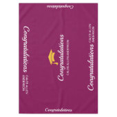 Maroon Graduation Cap Nappe (Devant)