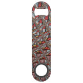 Maroon gris cendré en relief À damiers : un art mo (Dos)