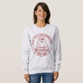 Maroon Groundhogs Licht Sweatshirt - Dames (Voorkant volledig)