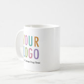 Maroon Inner & Handle Mug Custom Logo Promotionnel (Devant gauche)