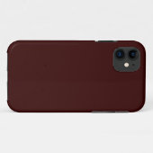 Maroon iPhone 5 Hoesje (Achterkant (horizontaal))
