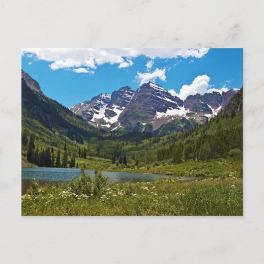 Maroon Lake Briefkaart (Voorkant)