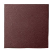 Maroon Leather Tegeltje (Voorkant)