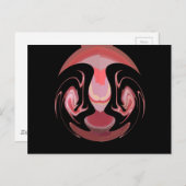 Maroon Majesty: Rustic Radiance getextureerd Afrik Briefkaart (Voorkant / Achterkant)