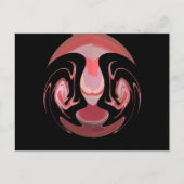 Maroon Majesty: Rustic Radiance getextureerd Afrik Briefkaart (Voorkant)