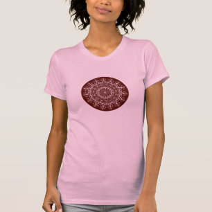 Maroon Mandala T-shirt