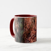 Maroon manipulé Arbres à couche Mug (Devant gauche)