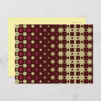 Maroon Modern Thank You Card Briefkaart