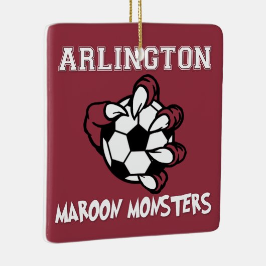 Maroon Monsters Ornament (Rechts)