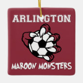 Maroon Monsters Ornament (Voorkant)
