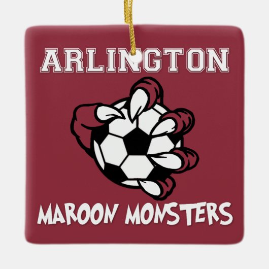 Maroon Monsters Ornament (Voorkant)