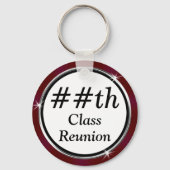 Maroon OM HET EVEN WELK JAAR, de cadeauideeën van Sleutelhanger (Achterkant)