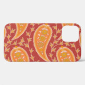 Maroon Paisley: Turks komkommer-Ornament. Case-Mate iPhone Case (Achterkant (horizontaal))