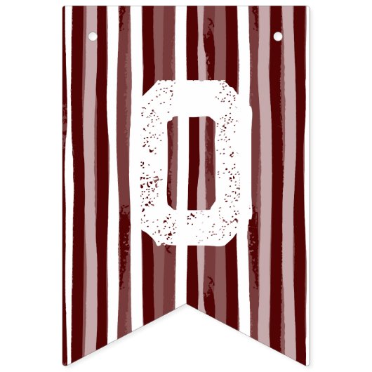 Maroon Patterned Félicitations banderole de mise à (Deuxième drapeau)