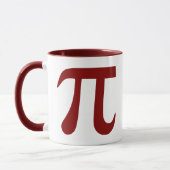Maroon Pi-symbool Mok (Links)