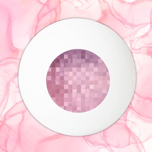 Maroon Pixel Art | Drie sterren Ping Pong Ball