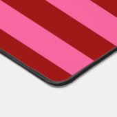 Maroon Rouge rose rayures Design (Coin)