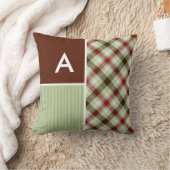 Maroon & Sage Green Play Kussen (Deken)