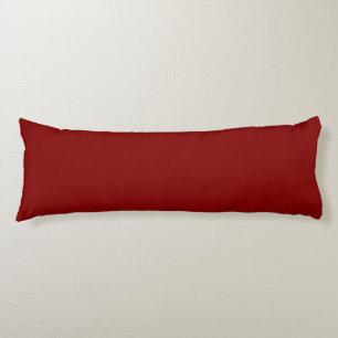 Maroon Solid Color Lichaamskussen