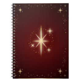 Maroon Star Notitieboek