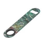 Maroon Vert Blanc Bouteille en Acier Inoxydable Ou (Dos Angle)