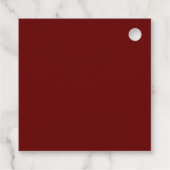 Maroon White Afstuderen Custom 2025 Graduation Par Bedankjes Labels (Achterkant)
