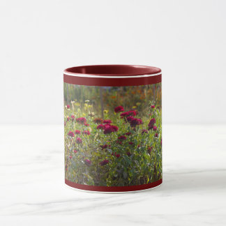 Maroon Wildbloemen Mok