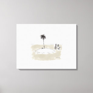 Marooned Painter canvasprint Canvas Afdruk