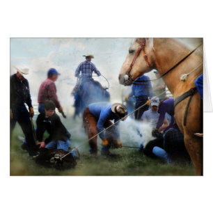 Marquage à chaud de ranch du Montana