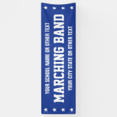 Marquage Band Parade - toute couleur/mot Bannière (Vertical)