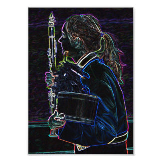 Marquage de photo Clarinetist