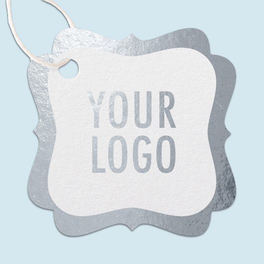 Marque Argent Foil avec les étiquettes Logo de l'e