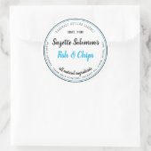 Marque Authentique Étiquette alimentaire Vintage (Sac)