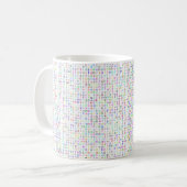 Marque avec des lettres la tasse 11oz (Devant gauche)
