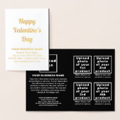 Marque Black Business sur la carte Valentine Foil (Affichage)
