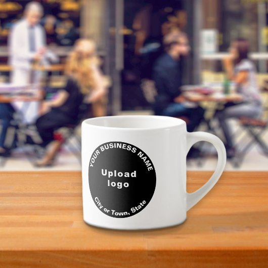 Marque Black Round Business sur Espresso Mug