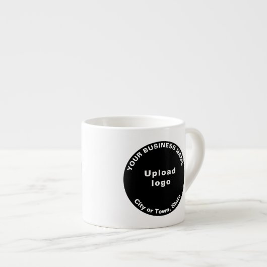 Marque Black Round Business sur Espresso Mug (Devant droit)