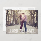 Marque blanche Enregistrer la date Annonce Carte p (Devant / Derrière)