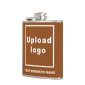 Marque Brown d'affaires sur flacon enveloppé de vi (Gauche)